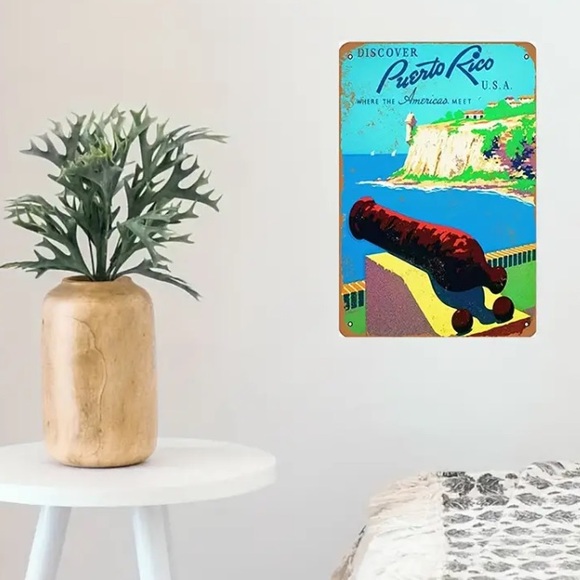 NWT Vintage El Morro Old San Juan Puerto Rico Spanish Aluminum Souvenir - Picture 2 of 9